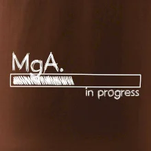 In progress titul MgA.  magistr / magistra umění