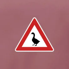 Dopravní značka - Pozor husa