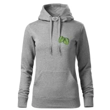 Monstera listy na prsu