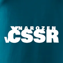 Nápis - Narozen v ČSSR