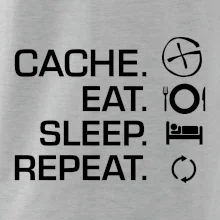 Eat sleep repeat Cache