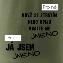 Když se ztratím vraťte mě / Já jsem
