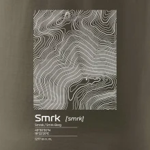 Smrk - vrstevnice v obdélníku