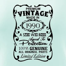 Vintage Etiketa - 1990