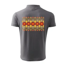 Ukrajinský vzor  - Červené květiny