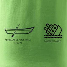 Řemeslnici postavili archu, fušeři Titanic