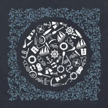 Námořní ikony a ryby