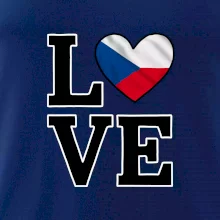 Love Česká vlajka