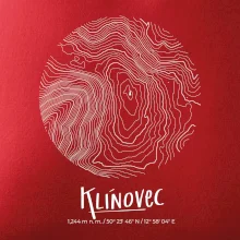 Klínovec - vrstevnice v kruhu