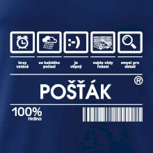 Čárový kód pošťák