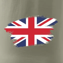 Britská vlajka roztrhaná