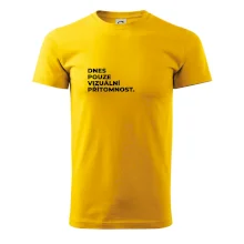 DNES POUZE VIZUÁLNÍ PŘÍTOMNOST.