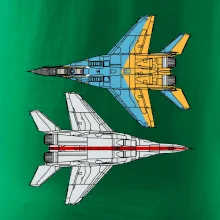 Mig 29 Fulcrum ze spoda a ze zhora