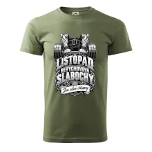 Listopad nevychovává slabochy silový trénink