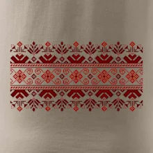 Ukrajinský vzor - červený