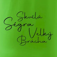 Velký brácha - nápis na zádech