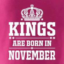 Kings are born in November