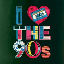 I love 90s - srdce a kazeta