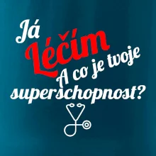 Já léčím - tvoje superschopnost? Šikmý nápis
