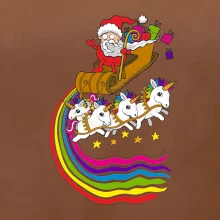 Santa a jednorožci (Pecka design) Santa a jednorožci (Pecka design)