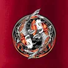 Yin & Yang Koi kapr - oranžový