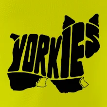 Jorkšírský teriér - Yorkie - Nápis v těle