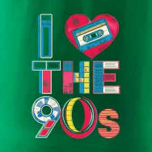 I love 90s - srdce a kazeta