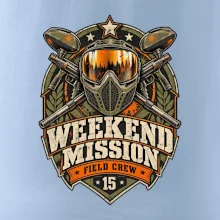Víkendová mise vintage paintball odznak