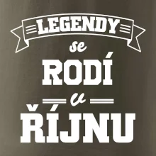Legendy se rodí v říjnu