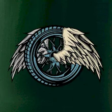 Moto kolo s křídly