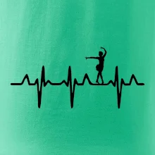 EKG tanečnice salsy