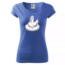 Kuře sedící na bitcoinovém hnízdě