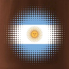 Argentina vlajka tečkovaná