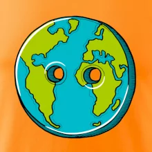 Planeta země knoflík (Pecka design)