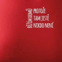 Běžím domů protože tam ještě nikdo není - na prsu