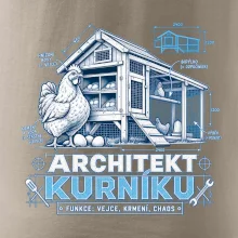 Architekt kurníku technický výkres