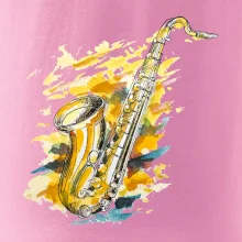 Saxofon malovaný