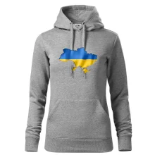 Ukrajina vlajka mapa Ukrajina vlajka mapa