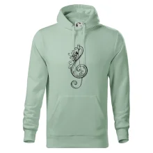 Houslový klíč kytky