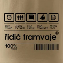 Čárový kód Řidič tramvaje