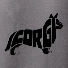 Corgi - nápis v těle