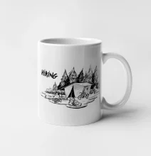 Hiking - obrázek kreslený