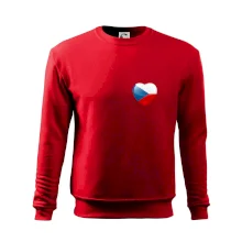 Česká vlajka srdce - pravé prso