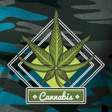 Cannabis list kosočtverec