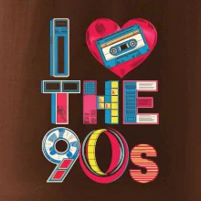 I love 90s - srdce a kazeta