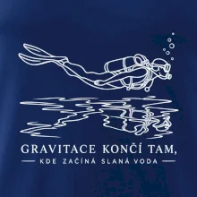 Gravitace končí ve slané vodě