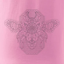 Steampunk včela černobílá