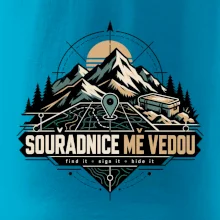 Souřadnice mě vedou horská mapa