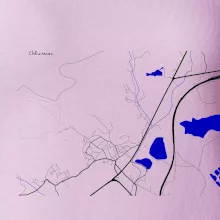 Chlumec 403 39 mapa s vodními toky