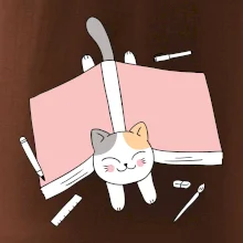 Učení na státnice kočka